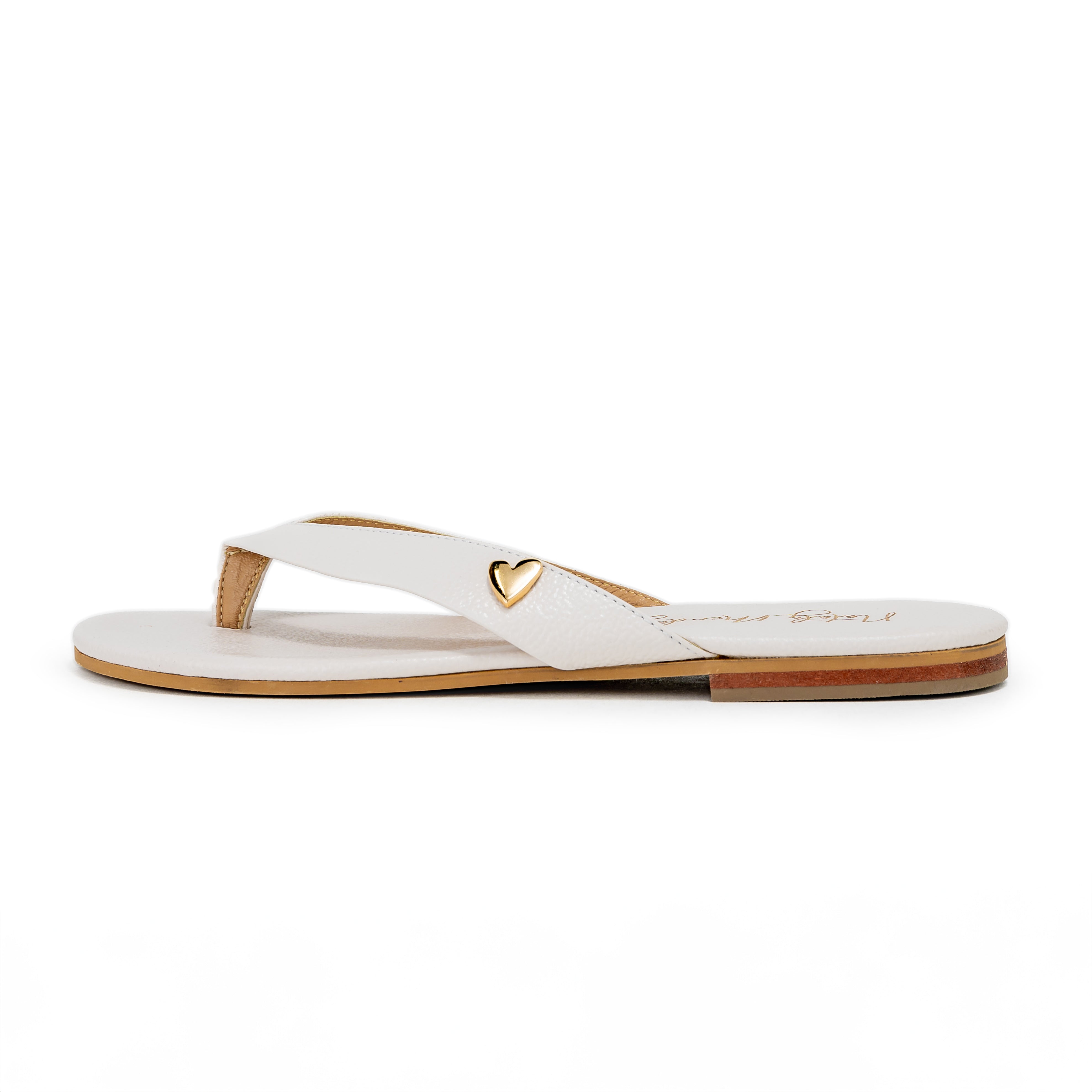 Antonella Flats Sandals - Ivory by Nataly Mendez,  Upper material made of genuine leather Genuine leather lining Flexible rubber sole Heel height .5 cm Handmade