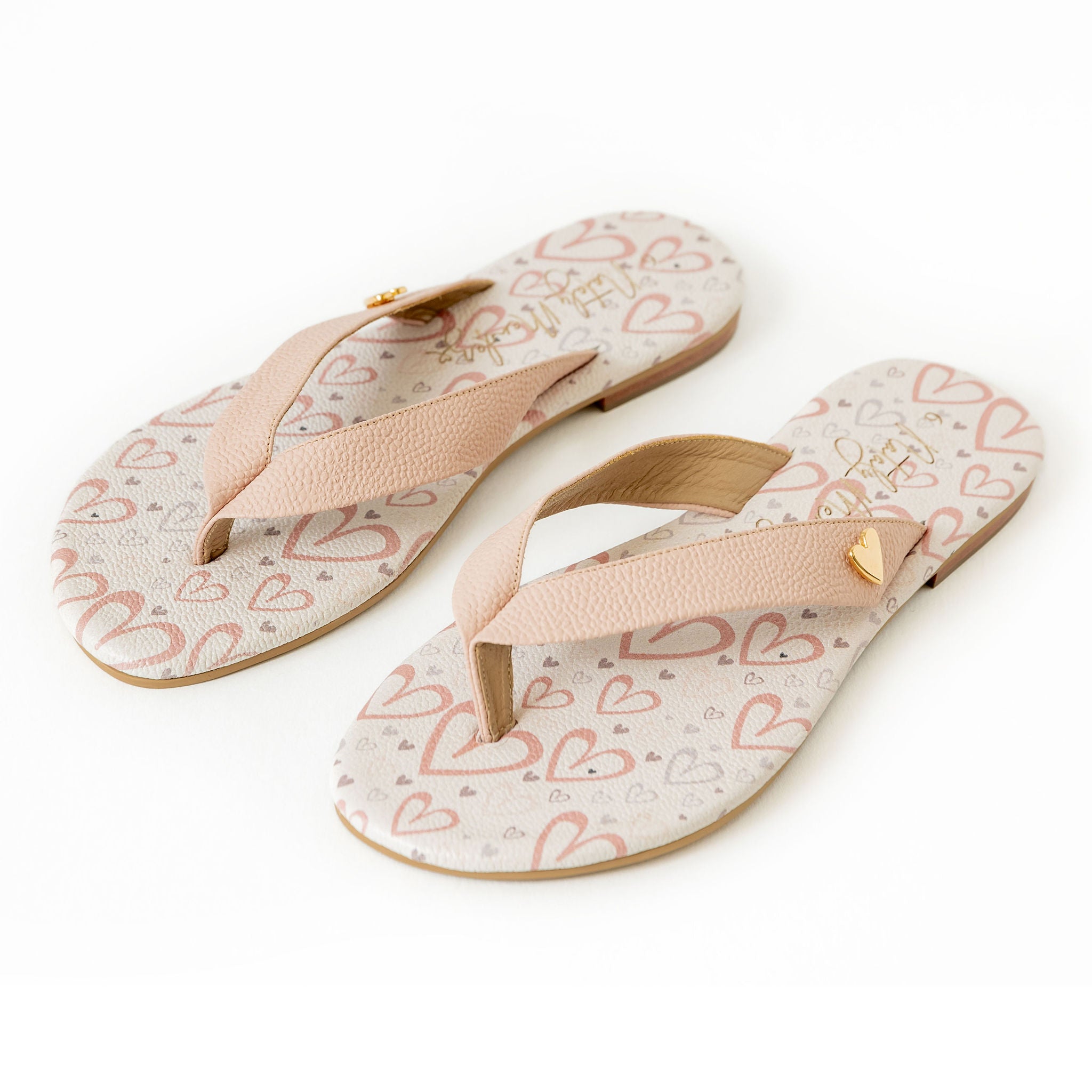 Antonella Flats Sandals - Light Pink by Nataly Mendez, Upper material made of genuine leather Genuine leather lining Flexible rubber sole Heel height .5 cm Handmade