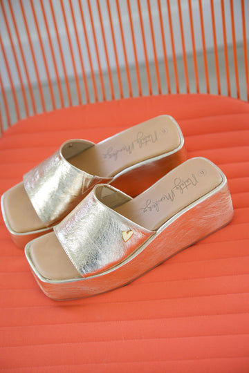 Beth Sandals - Gold