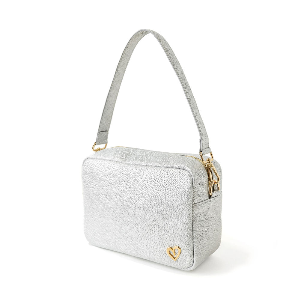 Carlotha Crossbody Bag - Silver