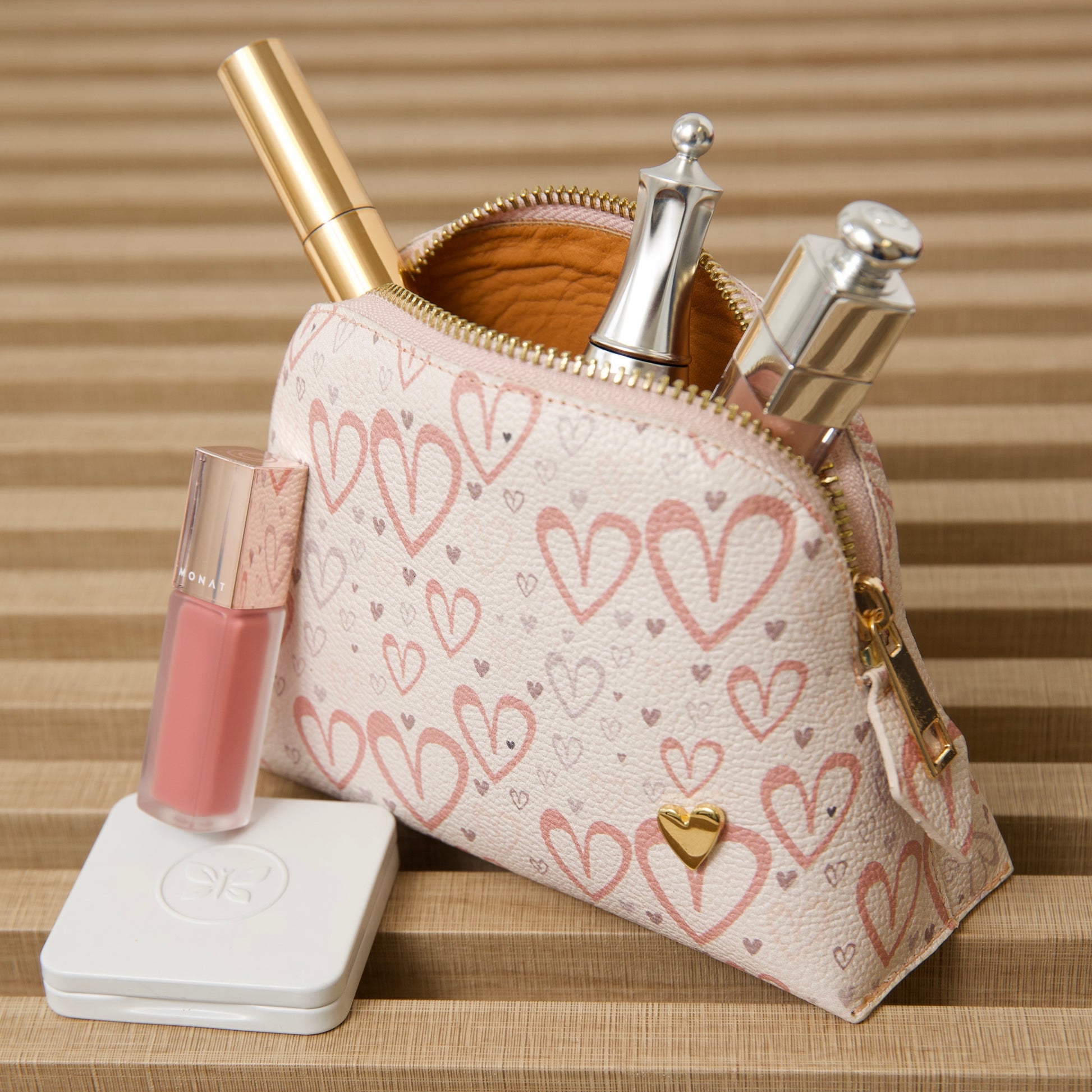 Cosmetic Bag - Corazones [ Small ]