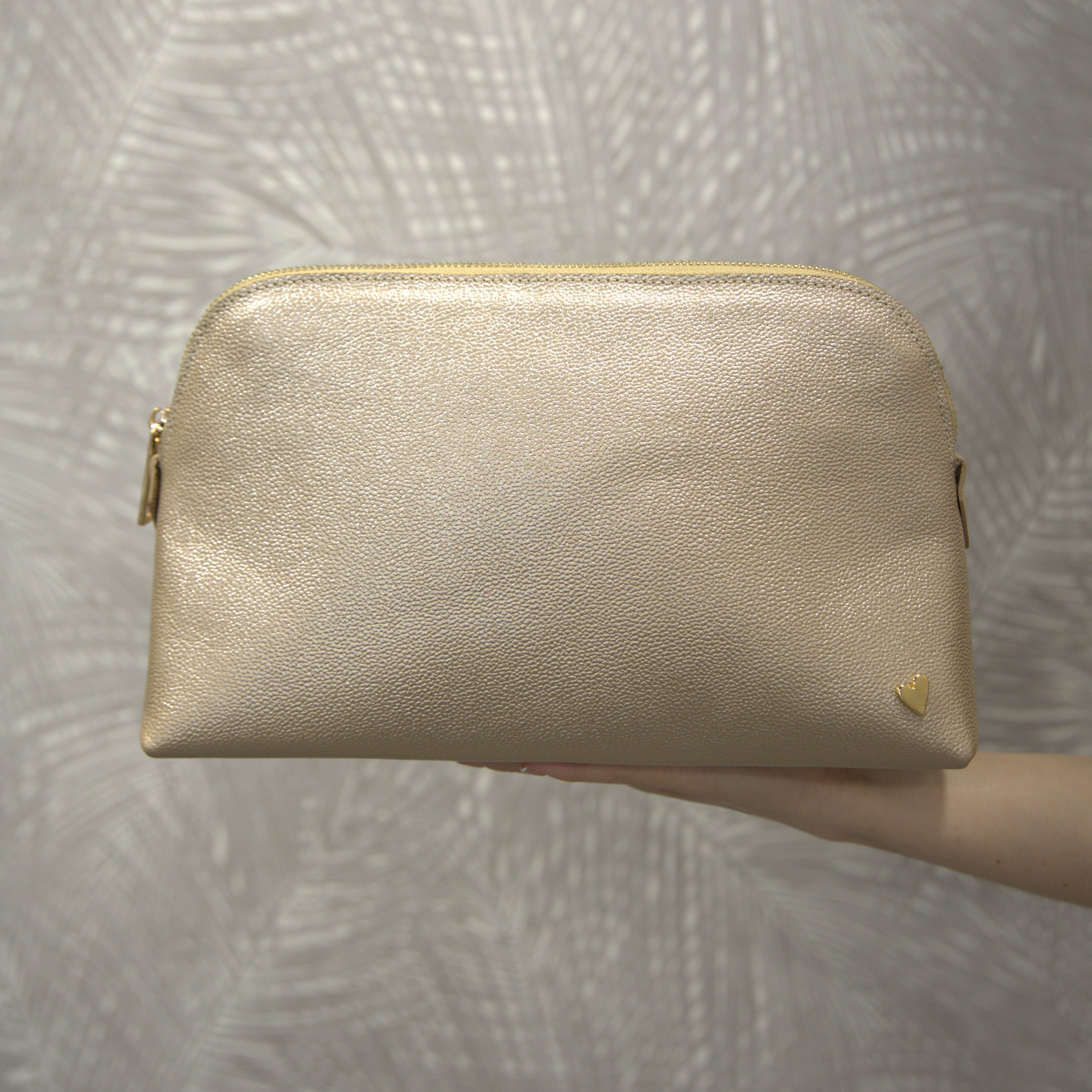 Cosmetic Bag - Gold [ Big ]