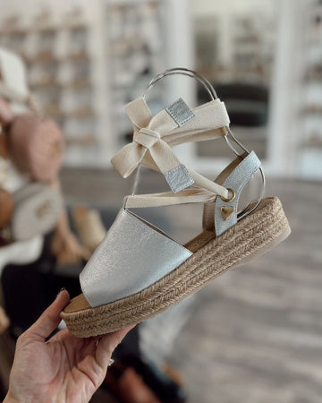 Debby Espadrilles - Silver