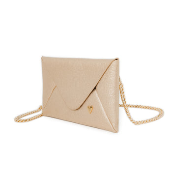 Envelope Chain Wallet - Gold