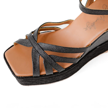 Klaire Sandals Black - Leather