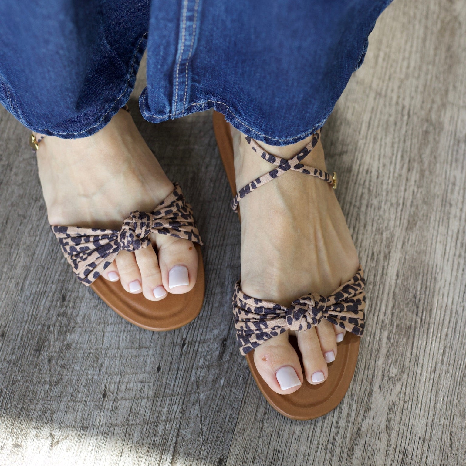 Lolly Sandals - Leopard by Nataly Mendez, Genuine leather upper, Insole lining made of leather, Heel height .5 cm, Handmade