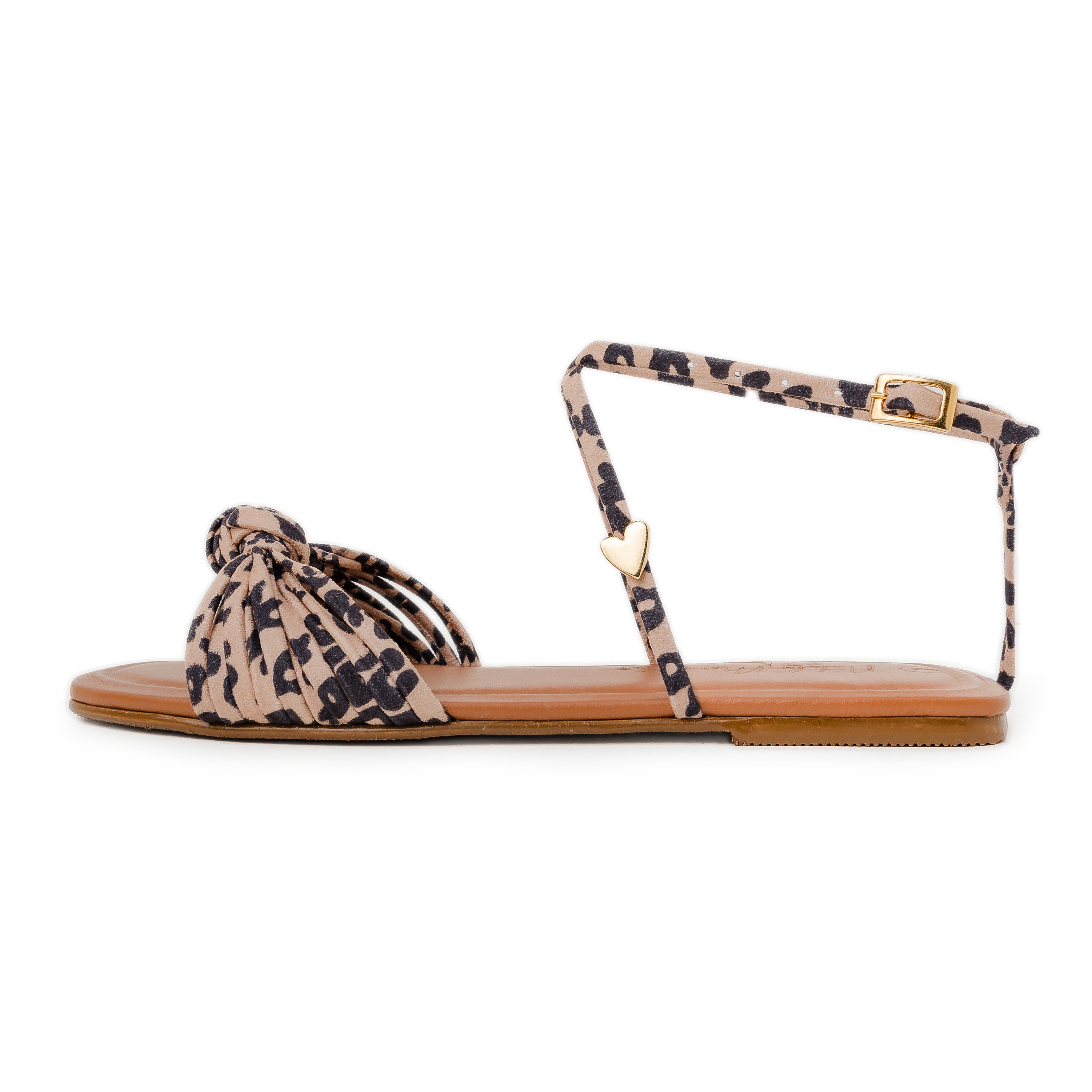 Lolly Sandals - Leopard by Nataly Mendez, Genuine leather upper, Insole lining made of leather, Heel height .5 cm, Handmade