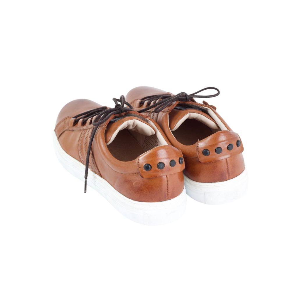 Noah Sneakers Camel - Leather