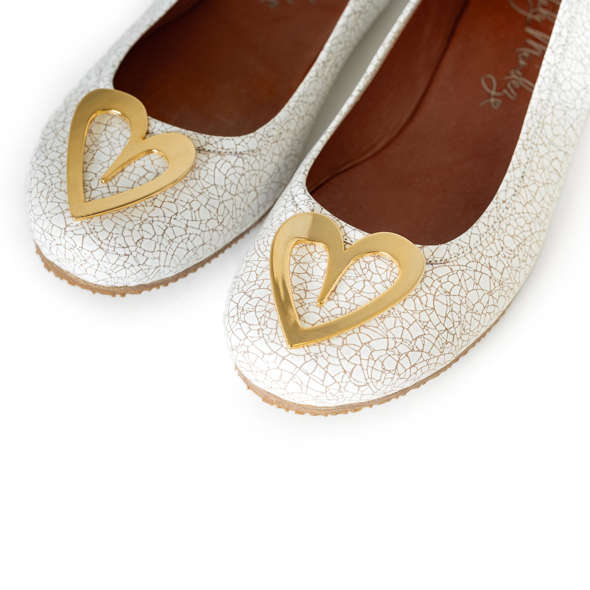 Pipa Ballerinas - White by Nataly Mendez, Genuine leather upper material Leather insole lining Heel height .5 cm