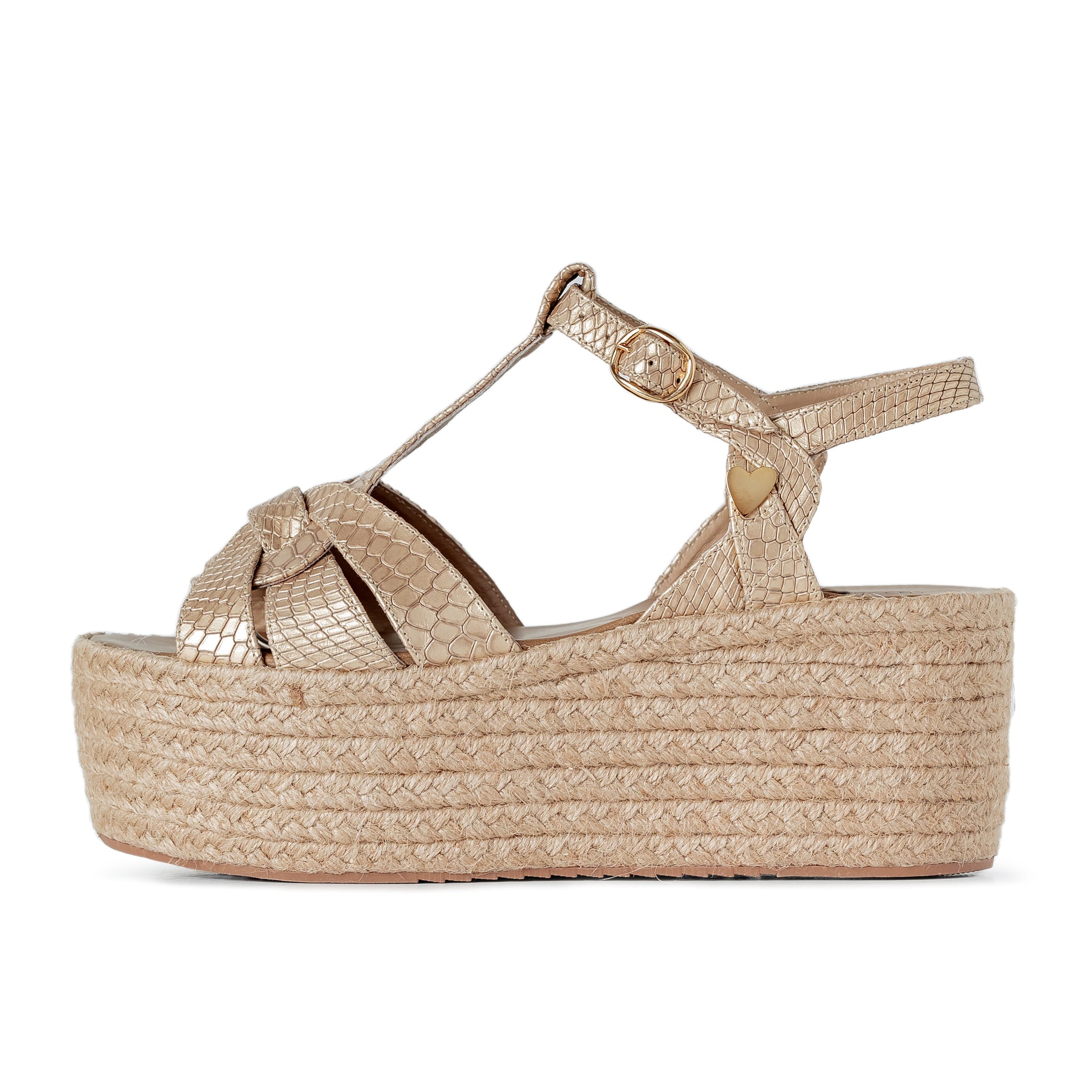 Get ready to rock your new CAMERON ESPADRILLES, just by adding a few inches and looking amazing and chic for your day!   FEATURES Its base is lined in natural jute Genuine Leather on the upper and back Insole made of genuine leather. Handmade 3 inch heel weight 2.5 inch platform