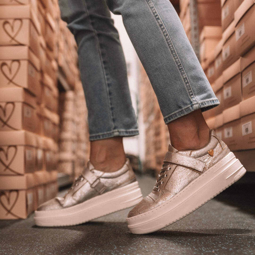 Kyra Sneakers - Plateado