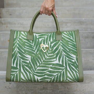 Sienna Tote Bag - Palms