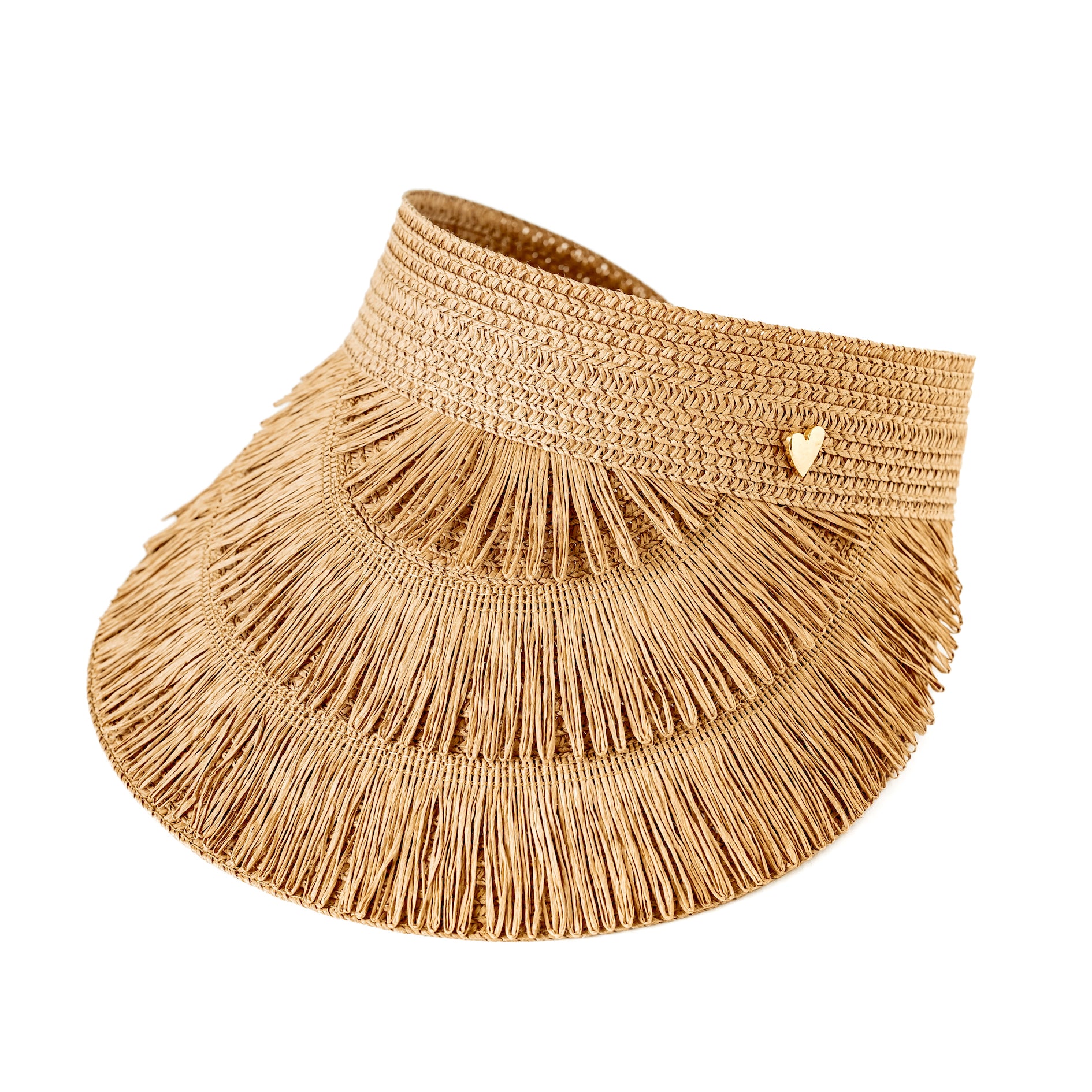 Visor Hat - Dark Beige [ Straw ]