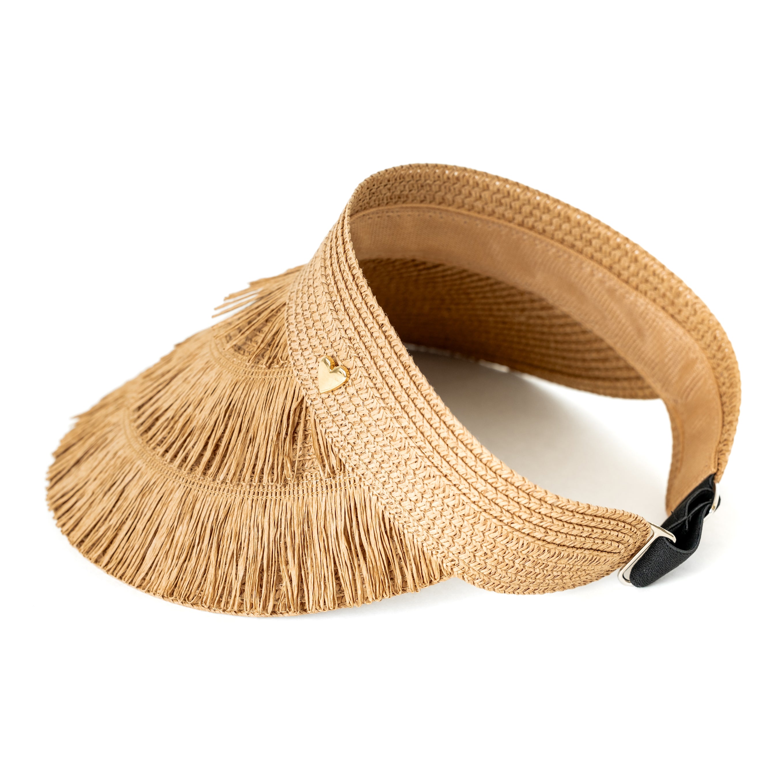 Visor Hat - Dark Beige [ Straw ]