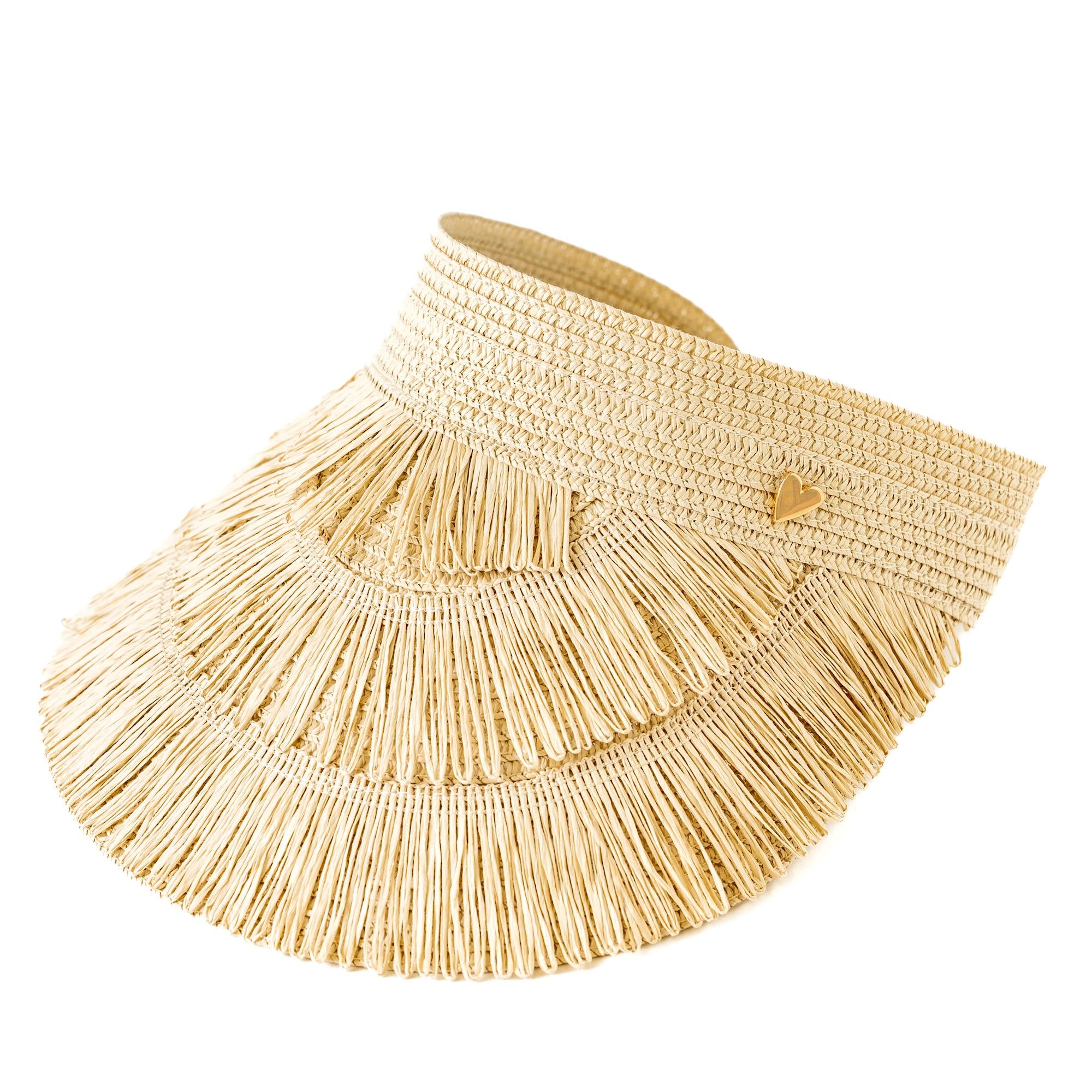 Visor Hat - Light Beige [ Straw ]