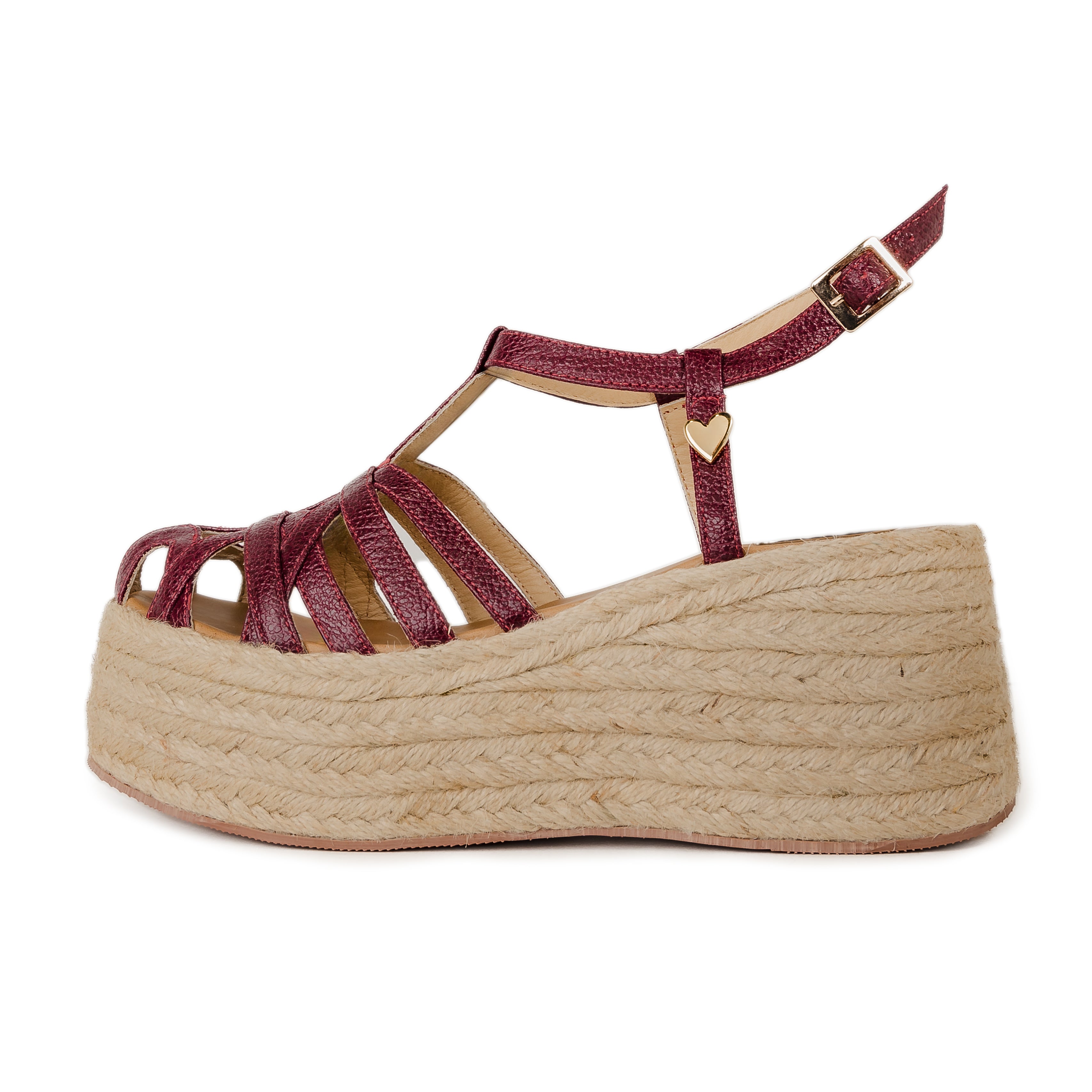 Yarah Espadrilles - Burgundy