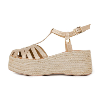 Yarah Espadrilles - Gold