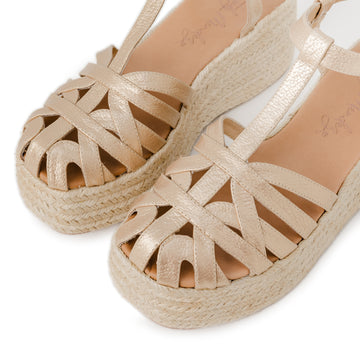 Yarah Espadrilles - Gold