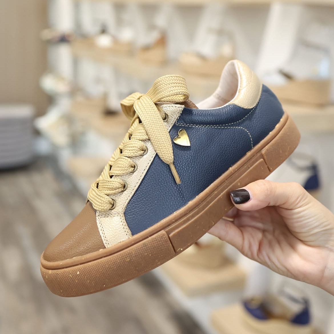 Gaia Sneakers - Azul Cocoa