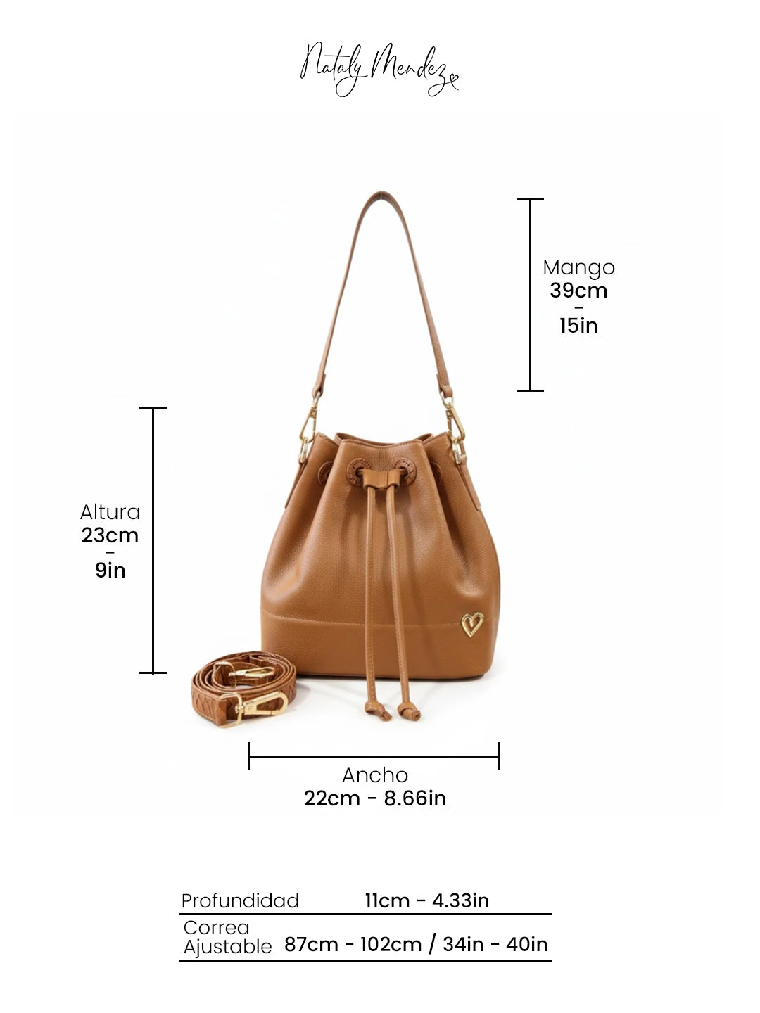 Molly Bucket Mini Bag Dual - Camel - [ PRE ORDER ]