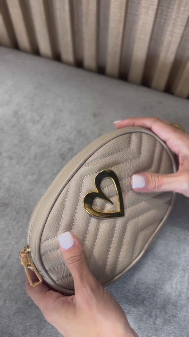 Pamela Multi Bag - Stylish Nude Leather Elegance