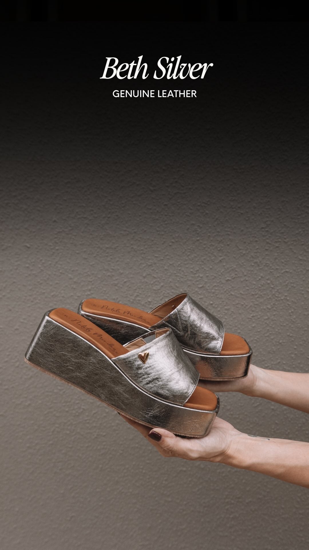 Beth Sandals - Silver [ No Return - No Exchange ]