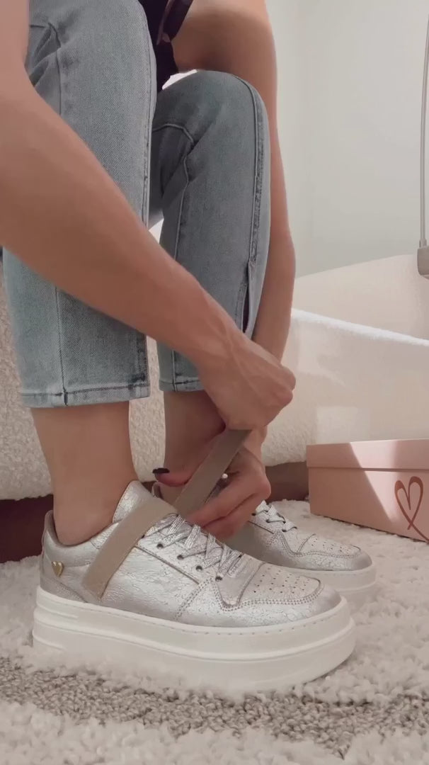 Leather Sneakers Stuart Weitzman Christa Embellished Fashion