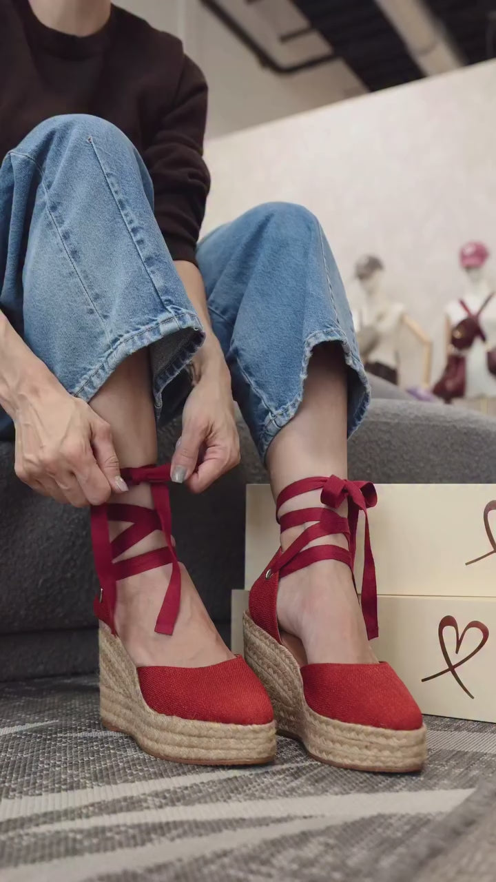 Madison Espadrilles - Red