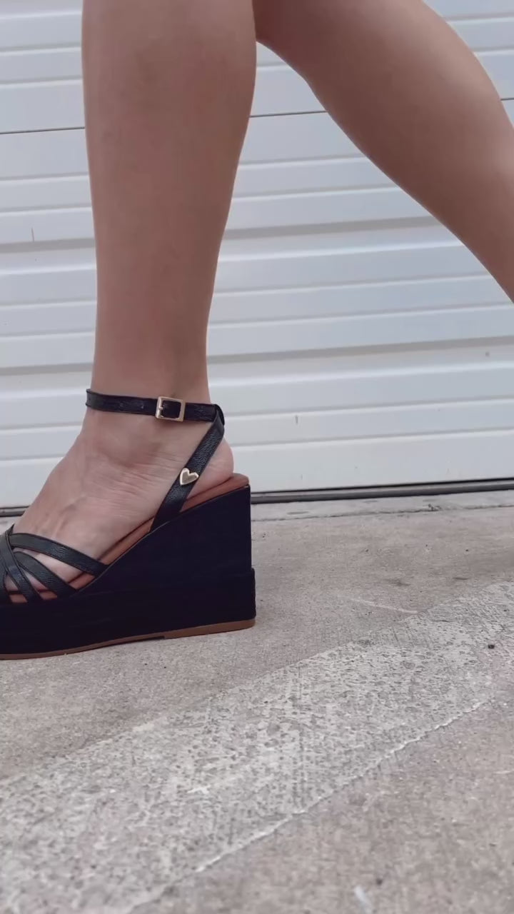 Klaire Sandals Black - Leather [ No Return - No Exchange ]