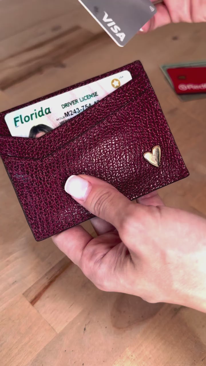 Cardholder - Burgundy