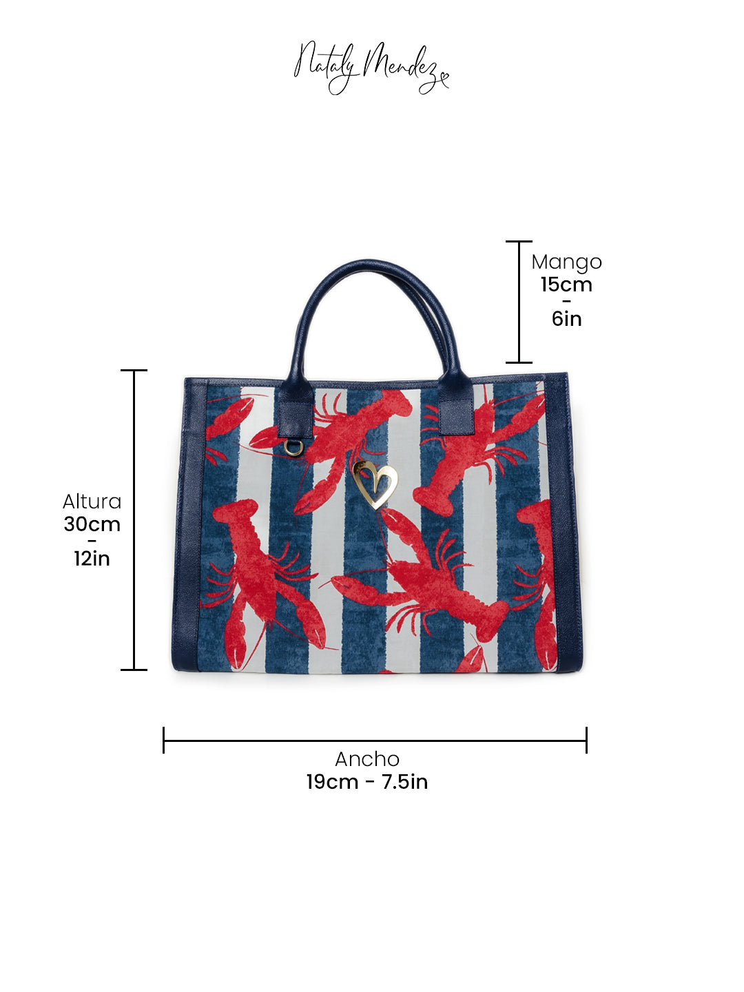Sienna Tote Bag - Red Lobster