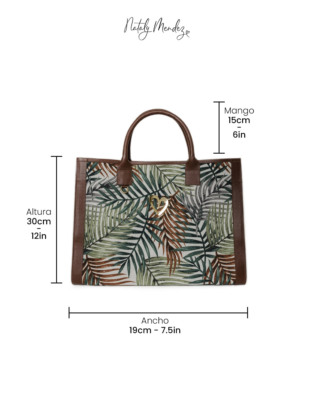 Sienna Tote Bag - Atlantis Palms [ Big ]