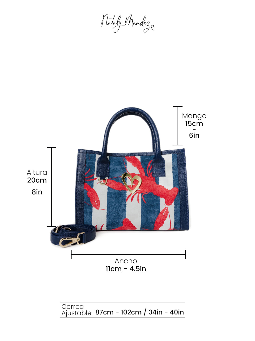 Sienna Tote Bag - Red Lobster [ Small ]