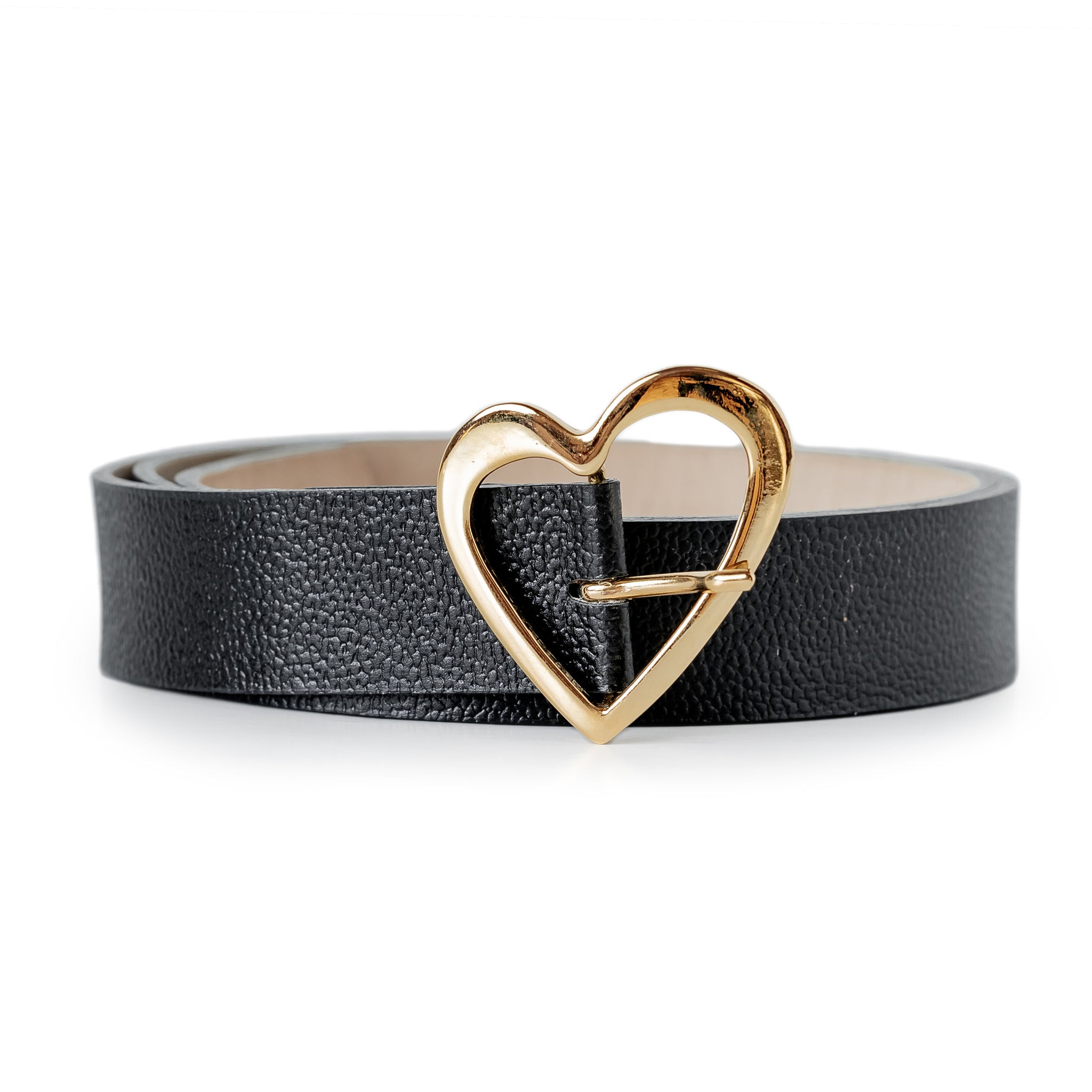 Belt Love Black by Nataly Mendez. Genuine Leather Hand Made Design