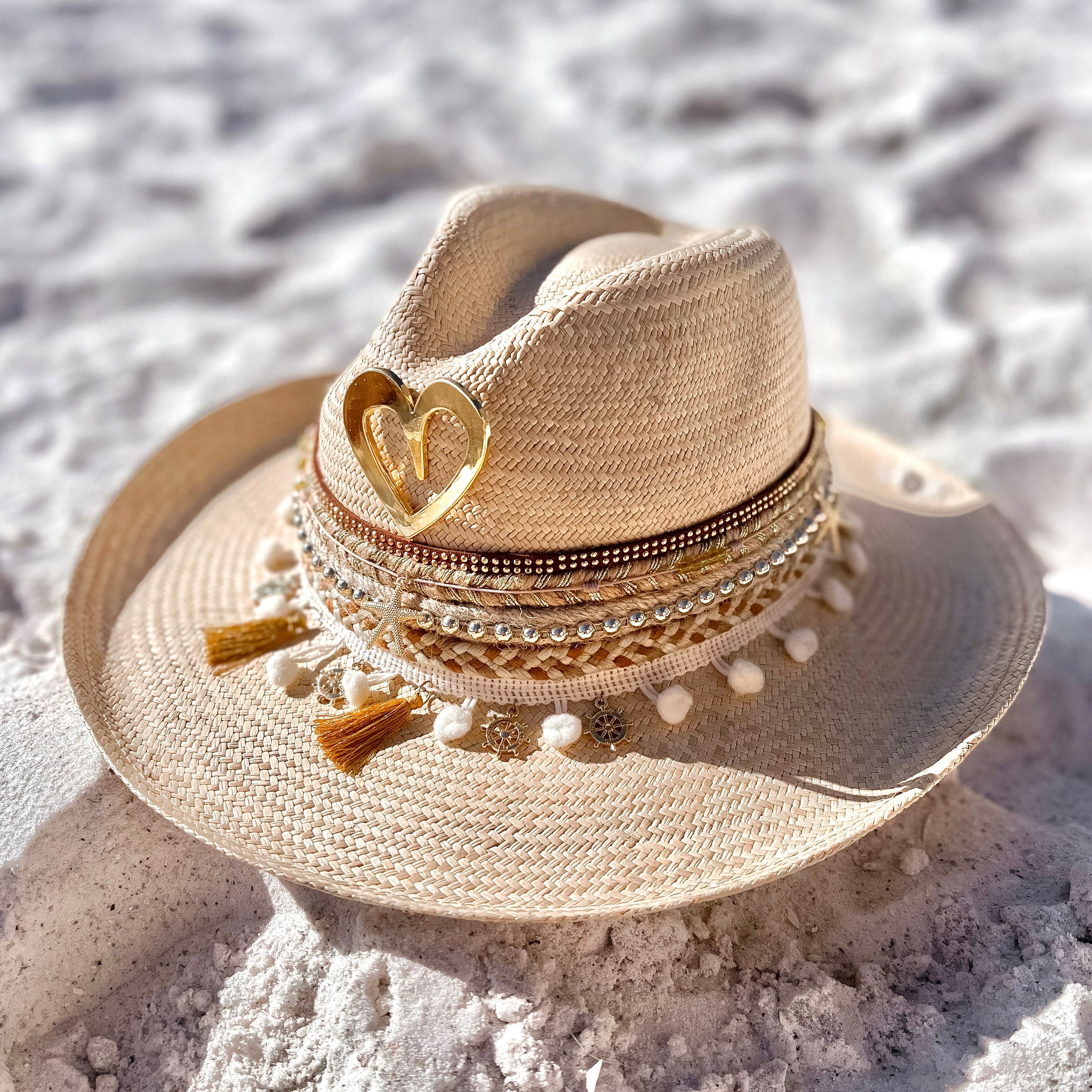 Bonnie Straw Hat - Light Beige