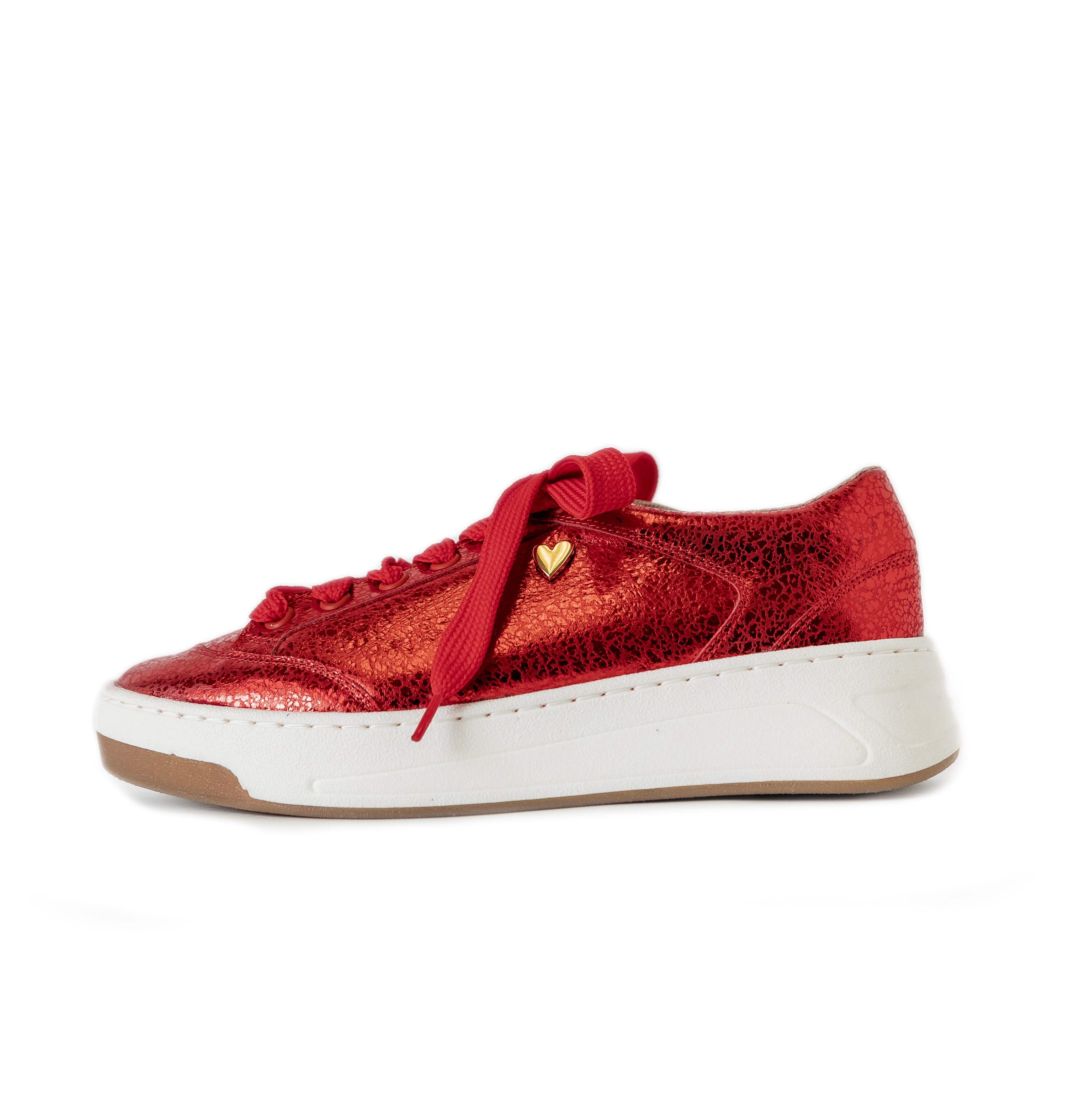 Krista Sneakers - Rojo | Genuine Leather