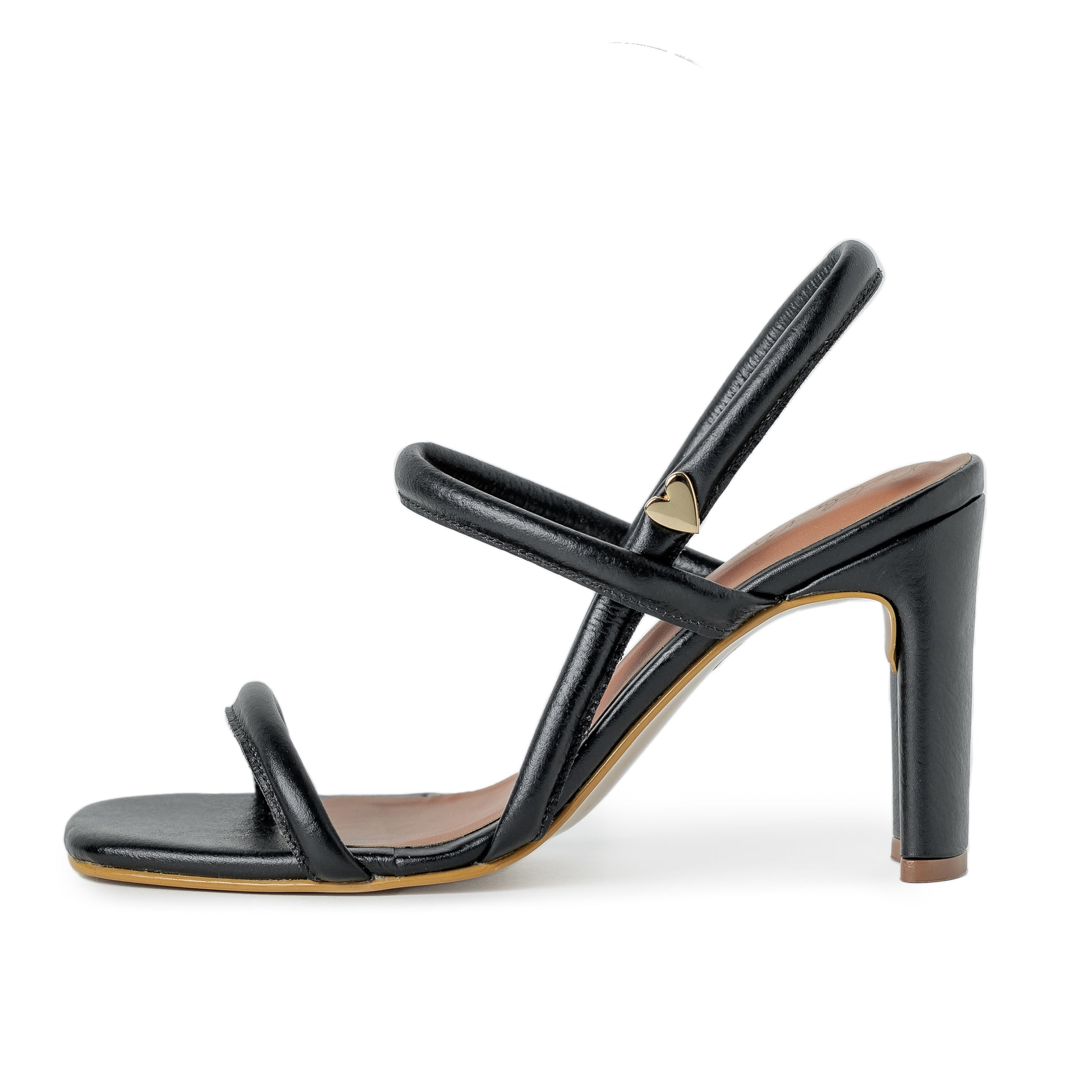 Maggie Sandals Black by Nataly Mendez. Genuine Leather on the upper. Insole made of leather. Pronounced arch. Handmade 4 inch heel height 0.5 inch platform