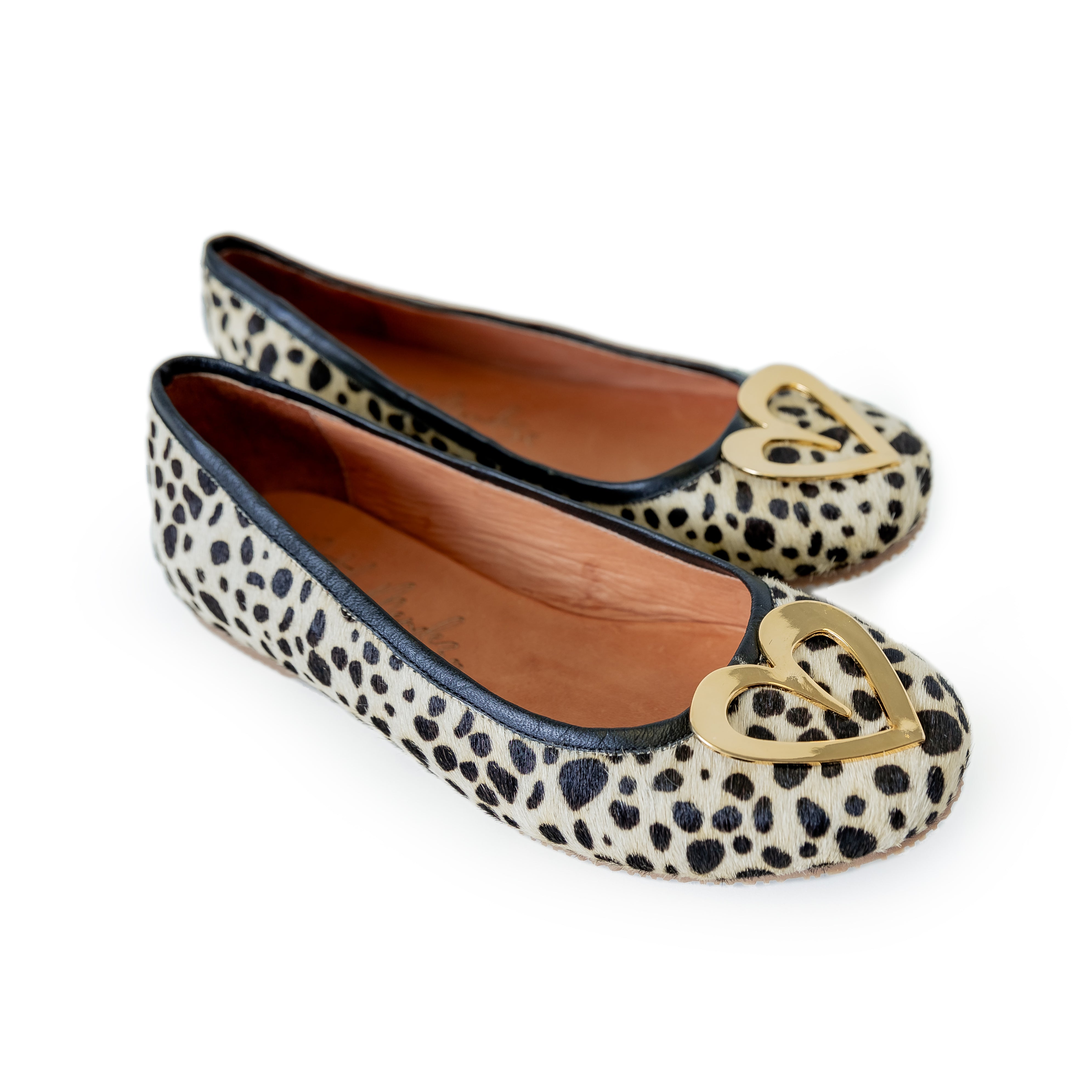 Pipa Ballerinas - Leopard by Nataly Mendez, Genuine leather upper material Leather insole lining Heel height .5 cm