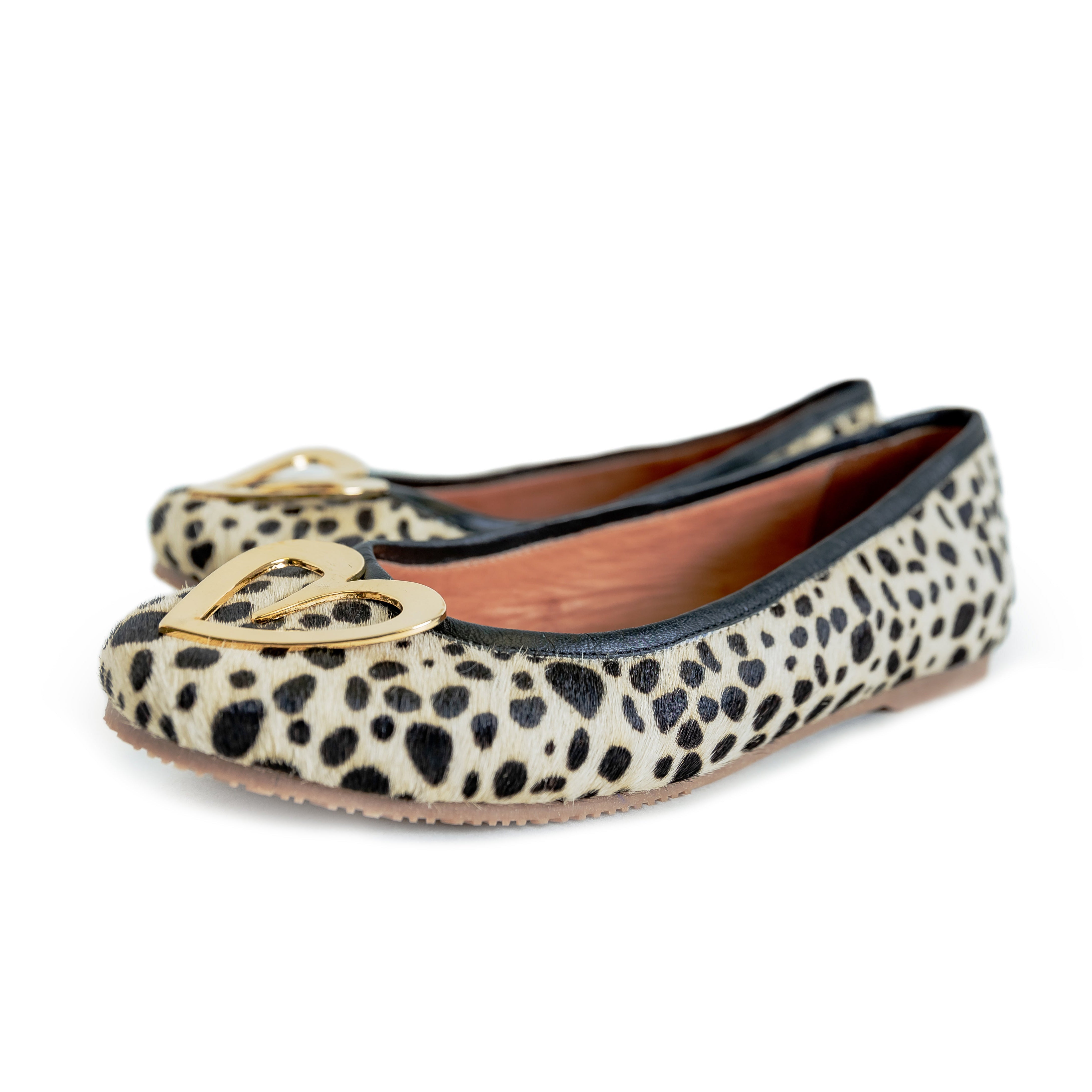 Pipa Ballerinas - Leopard by Nataly Mendez, Genuine leather upper material Leather insole lining Heel height .5 cm